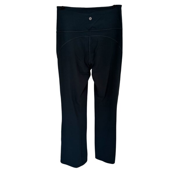 Lululemon Super-High-Rise Groove Flared Pant Nulu Dark Teal Size 6 EUC - Picture 2 of 2